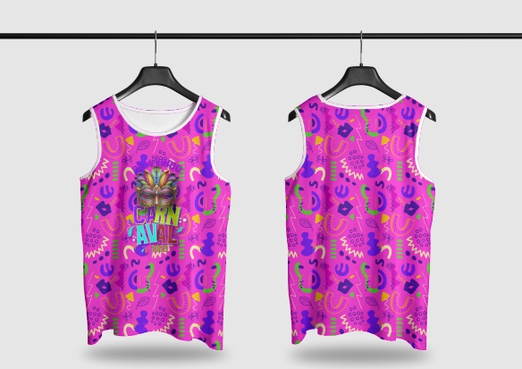 Template Camisa Abadá - Carnavalesco - Ref 2558 - ARTE VETOR