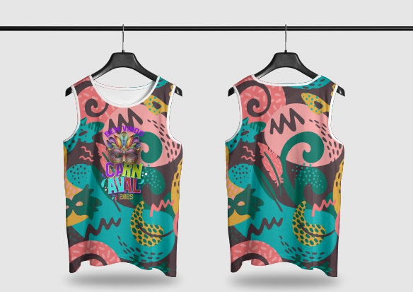 Template Camisa Abadá - Carnavalesco - Ref 2560 - ARTE VETOR