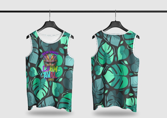 Template Camisa Abadá - Carnavalesco - Ref 2562 - ARTE VETOR