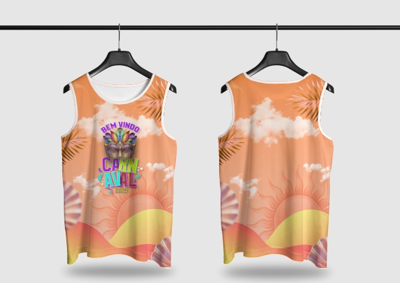 Template Camisa Abadá - Carnavalesco - Ref 2565 - ARTE VETOR