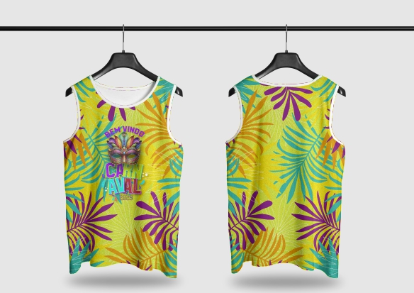 Template Camisa Abadá - Carnavalesco - Ref 2568 - ARTE VETOR