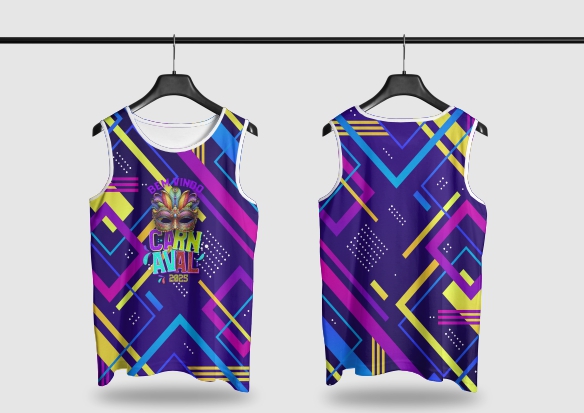 Template Camisa Abadá - Carnavalesco - Ref 2572 - ARTE VETOR