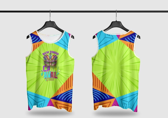 Template Camisa Abadá - Carnavalesco - Ref 2575 - ARTE VETOR