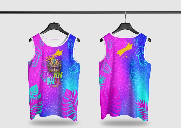 Template Camisa Abadá - Carnavalesco - Ref 2577 - ARTE VETOR