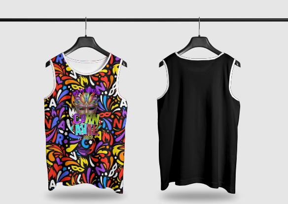 Template Camisa Abadá - Carnavalesco - Ref 2579 - ARTE VETOR