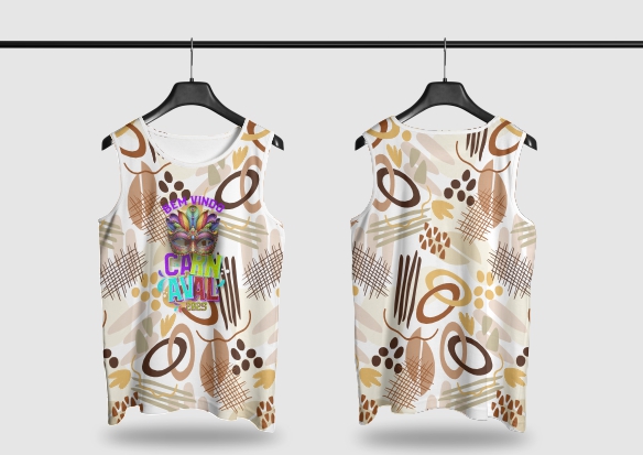 Template Camisa Abadá - Carnavalesco - Ref 2584 - ARTE VETOR