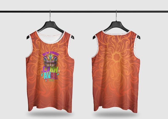 Template Camisa Abadá - Carnavalesco - Ref 2585 - ARTE VETOR