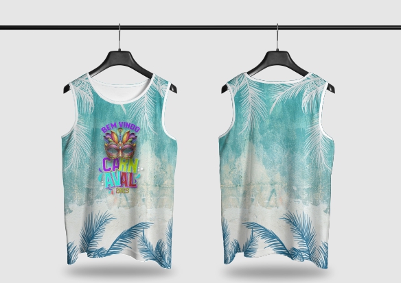 Template Camisa Abadá - Carnavalesco - Ref 2590 - ARTE VETOR