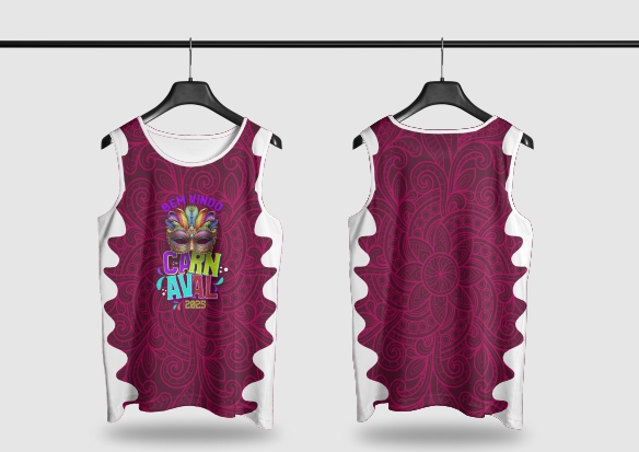 Template Camisa Abadá - Carnavalesco - Ref 2593 - ARTE VETOR