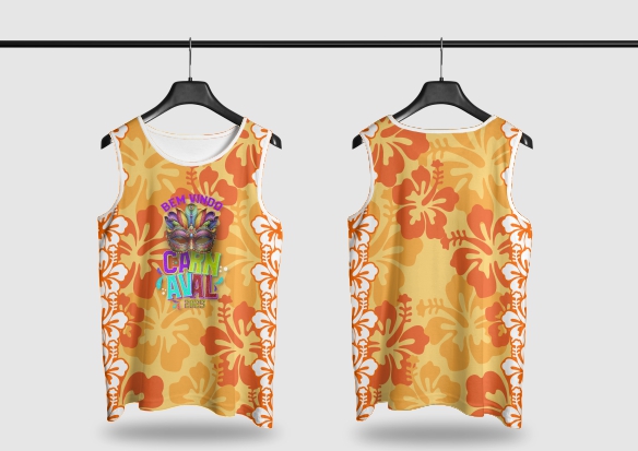 Template Camisa Abadá - Carnavalesco - Ref 2594 - ARTE VETOR