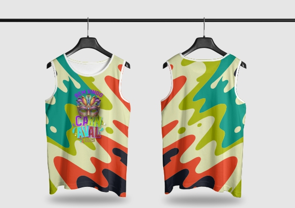 Template Camisa Abadá - Carnavalesco - Ref 2598 - ARTE VETOR