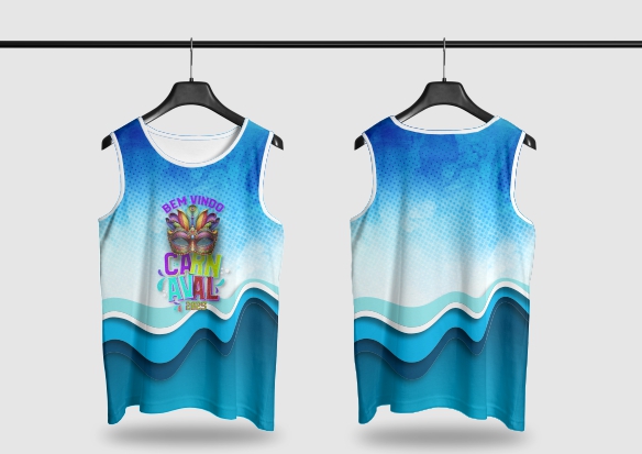 Template Camisa Abadá - Carnavalesco - Ref 25103 - ARTE VETOR