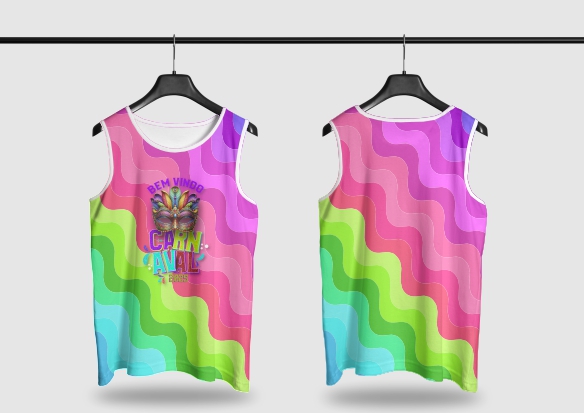 Template Camisa Abadá - Carnavalesco - Ref 25105 - ARTE VETOR