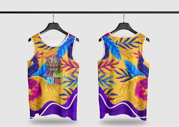 Template Camisa Abadá - Carnavalesco - Ref 25107 - ARTE VETOR