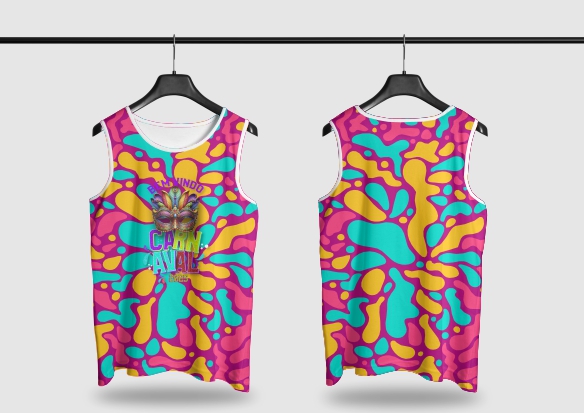 Template Camisa Abadá - Carnavalesco - Ref 25109 - ARTE VETOR