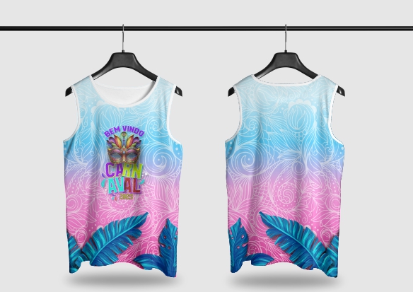 Template Camisa Abadá - Carnavalesco - Ref 25112 - ARTE VETOR