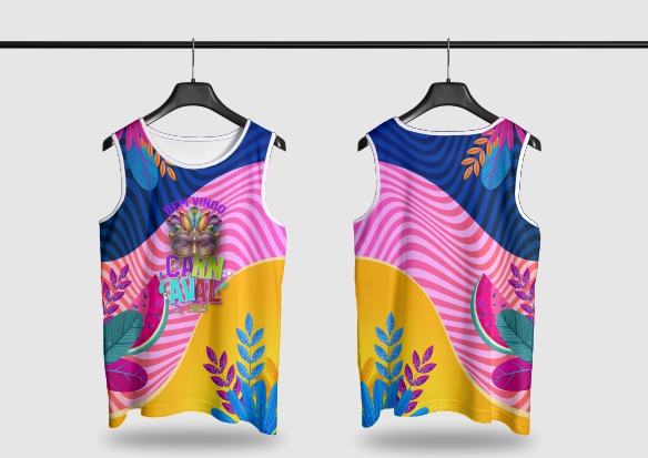 Template Camisa Abadá - Carnavalesco - Ref 25113 - ARTE VETOR