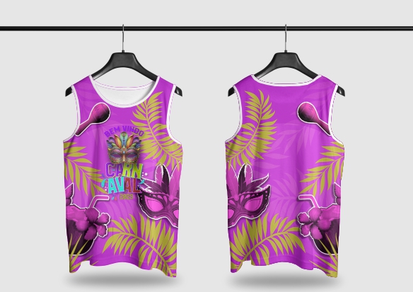 Template Camisa Abadá - Carnavalesco - Ref 25116 - ARTE VETOR