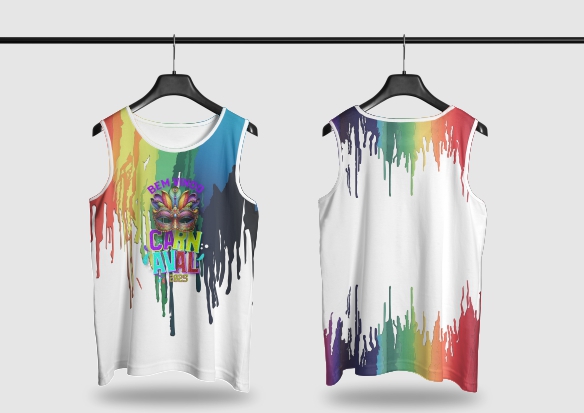 Template Camisa Abadá - Carnavalesco - Ref 25120 - ARTE VETOR