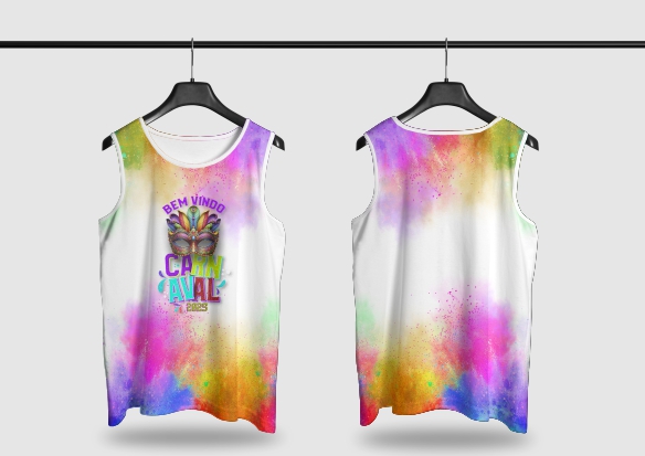 Template Camisa Abadá - Carnavalesco - Ref 25121 - ARTE VETOR