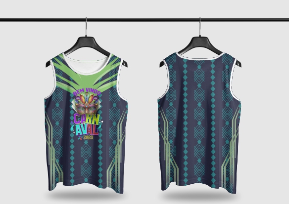 Template Camisa Abadá - Carnavalesco - Ref 25122 - ARTE VETOR