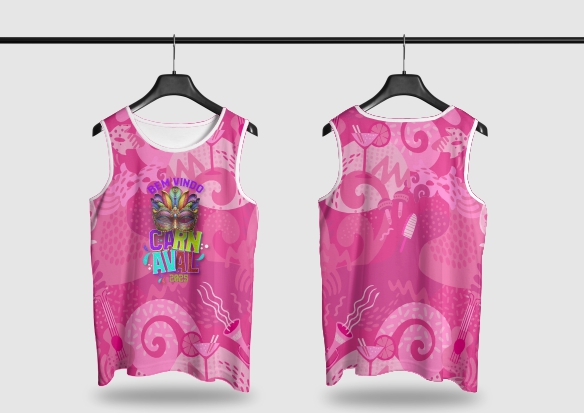 Template Camisa Abadá - Carnavalesco - Ref 25125 - ARTE VETOR