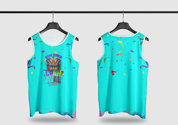 Template Camisa Abadá - Carnavalesco - Ref 25129 - ARTE VETOR