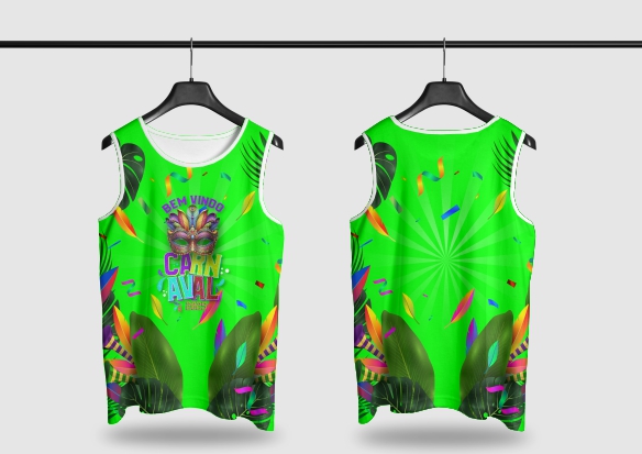 Template Camisa Abadá - Carnavalesco - Ref 25133 - ARTE VETOR