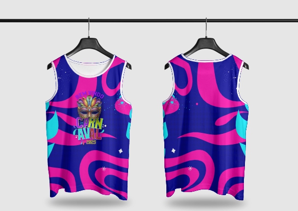 Template Camisa Abadá - Carnavalesco - Ref 25136 - ARTE VETOR