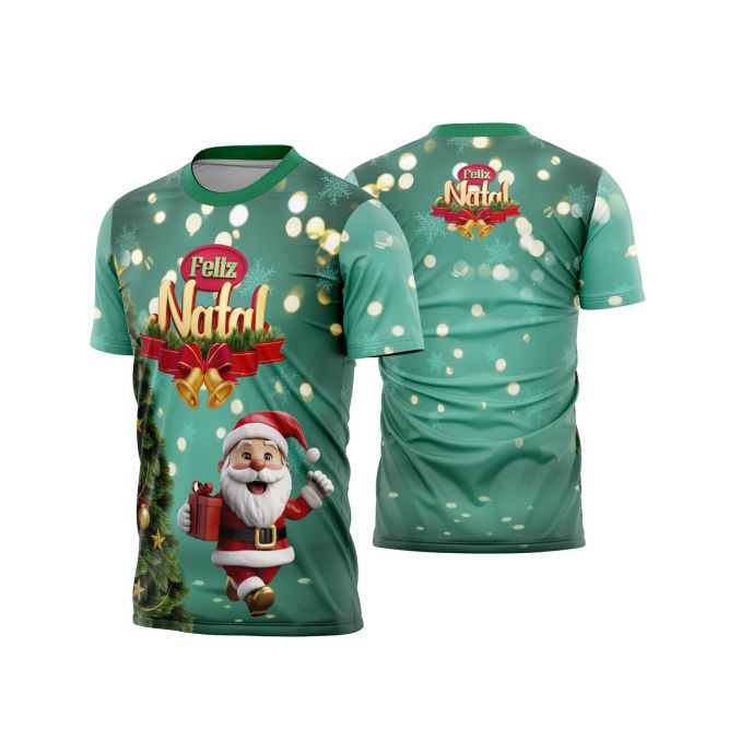 Template Natal - Camisa natalina - 002 - ARTE VETOR