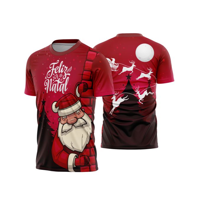 Template Natal - Camisa natalina - 014 - ARTE VETOR