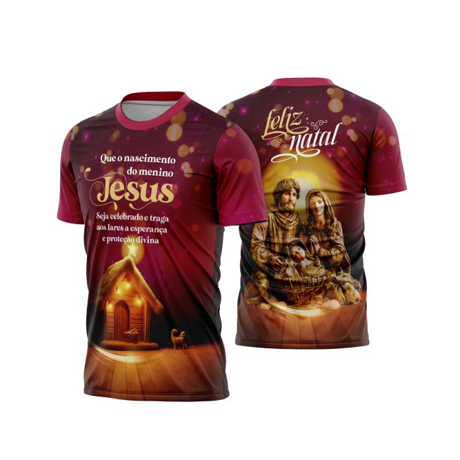 Template Natal - Camisa natalina - 015 - ARTE VETOR