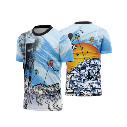 Template Camisa Pipa - Papagaio - Cdr Vetor - Ref 07