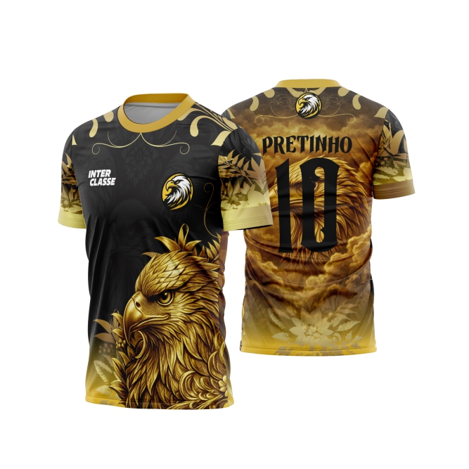 Template Interclasses - Camisa - Águia Dourada nas nuvens 26 - ARTE VETOR