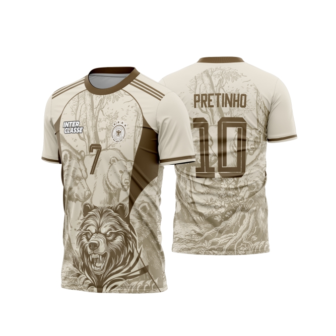 Template Interclasses - Camisa - Alemanha - Urso IA 26 - ARTE VETOR