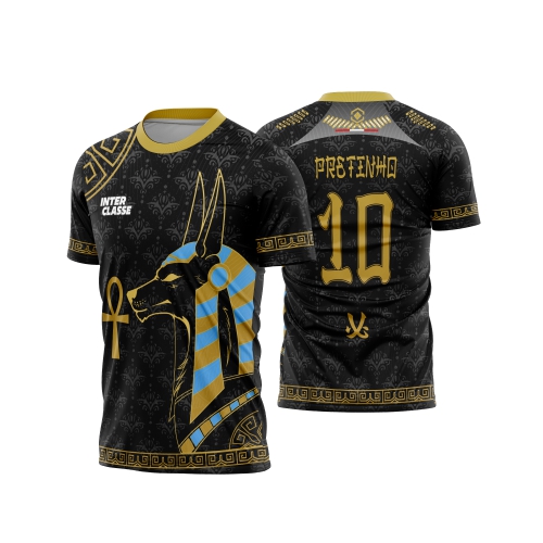 Template Interclasses - Camisa - Anubis egito black 26 - ARTE VETOR