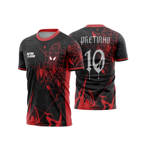 Template Interclasses - Camisa -  Aranha vermelha sangue 26 - ARTE VETOR