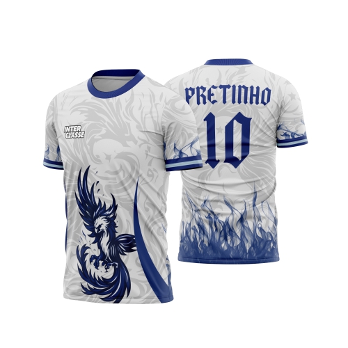 Template Interclasses - Camisa - Ave Fenix Fire azul 2026 - ARTE VETOR
