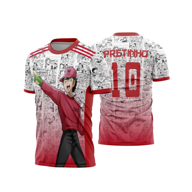 Template Interclasses - Camisa - Capitão Tsubasa 2026 - ARTE VETOR