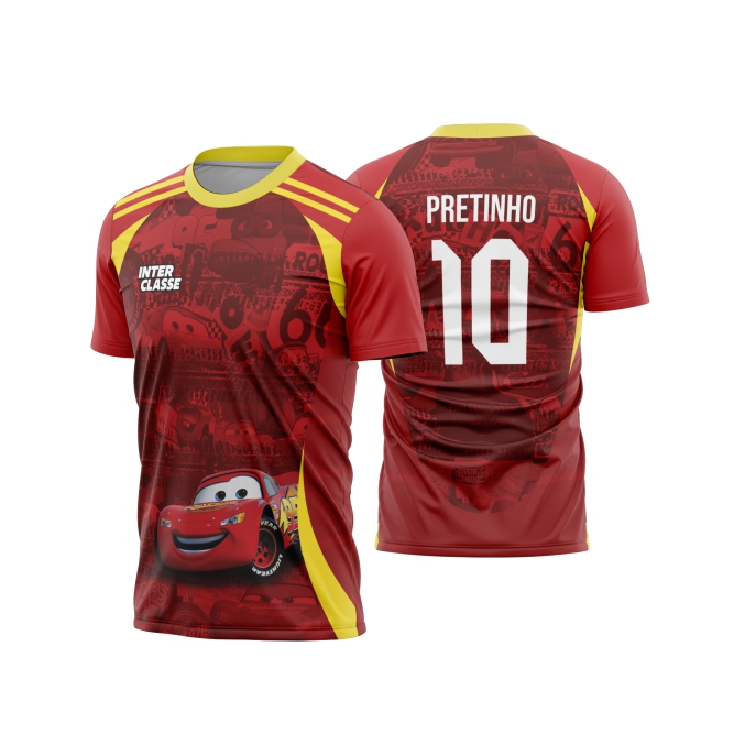 Template Interclasses - Camisa - Carro Maqeem vermelho 2026 - ARTE VETOR