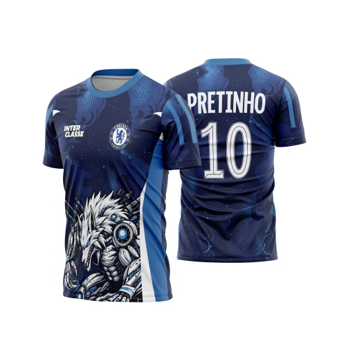 Template Interclasses - Camisa - Chelsea Lobo magnata 2026 - ARTE VETOR