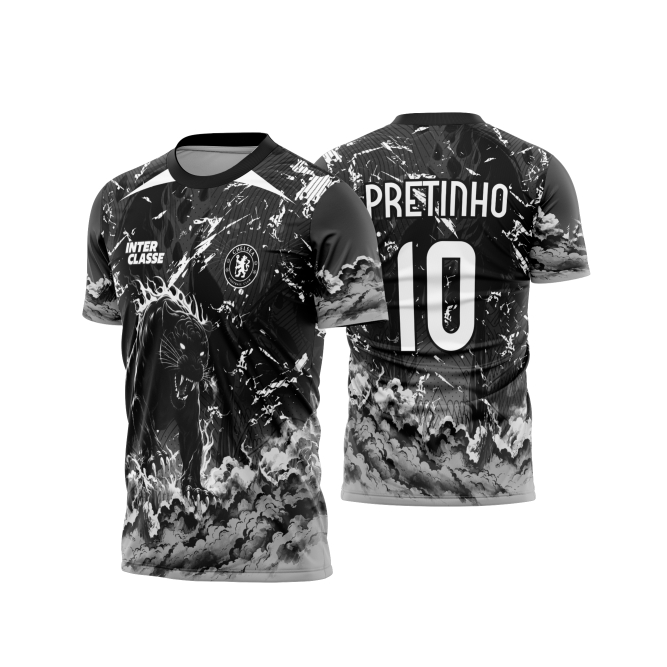 Template Interclasses - Camisa - Chelsea Pantera Black 26 - ARTE VETOR