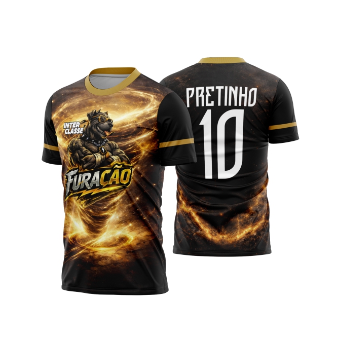 Template Interclasses - Camisa - Dog Furacão 2026 - ARTE VETOR