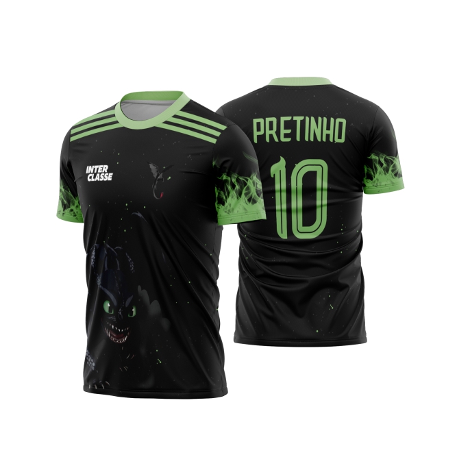 Template Interclasses - Camisa - Dragão Banguela - Furia da noite I 26 - ARTE VETOR