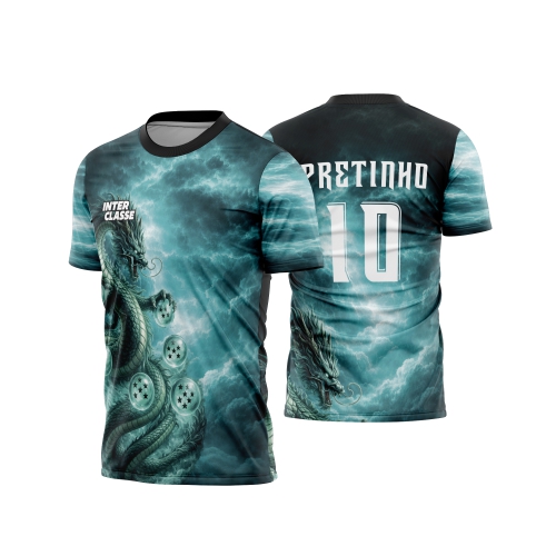 Template Interclasses - Camisa - Dragão esfera dragon ball 26 - ARTE VETOR