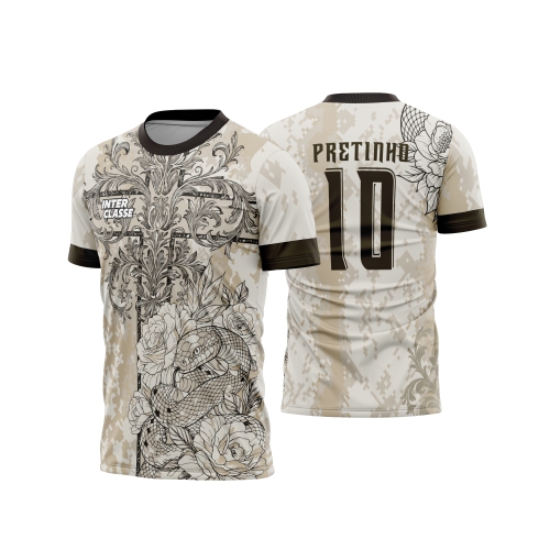 Template Interclasses - Camisa - Serpente floral - inter milan 26 - ARTE VETOR