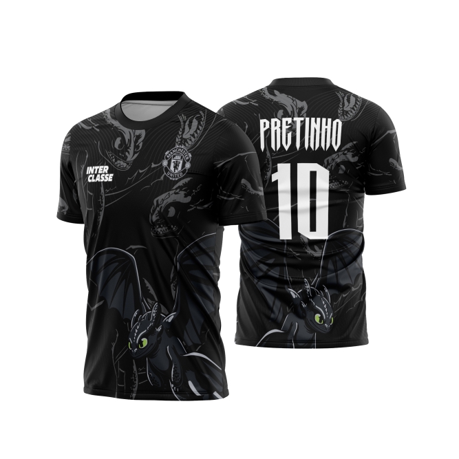 Template Interclasses - Camisa - Manchester United - Banguela 26 - ARTE VETOR