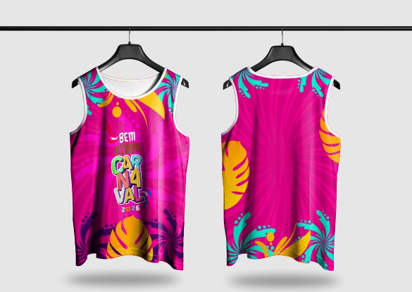 Template Camisa Abadá - Carnavalesco - Ref 2603 - ARTE VETOR