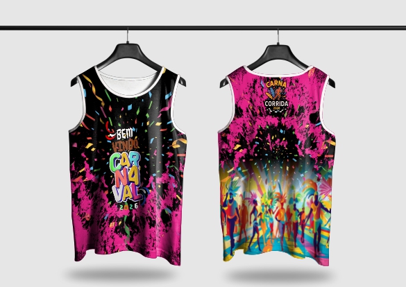 Template Camisa Abadá - Carnavalesco - Ref 2604 - ARTE VETOR