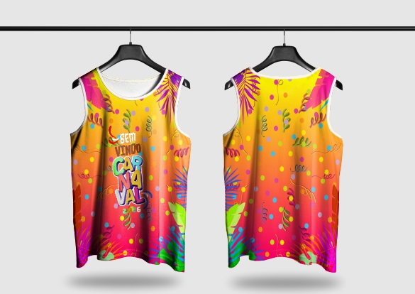 Template Camisa Abadá - Carnavalesco - Ref 2605 - ARTE VETOR